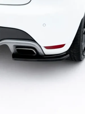 Cenová Bomba Maxton Design boční difuzory pod zadní nárazník pro Renault Clio RS Mk4, černý lesklý plast ABS