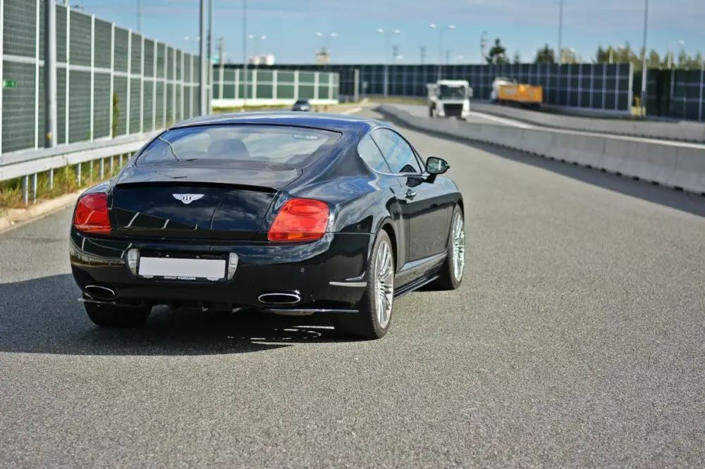 Časově Omezené Maxton Design boční difuzory pod zadní nárazník pro Bentley Continental GT Mk1, černý lesklý plast ABS, r.v. 2009-2012