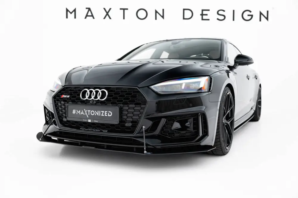 Maxton Design "Racing" spoiler pod přední nárazník ver.1 pro Audi RS5 F5, plast ABS bez povrchové úpravy Přímo Od Výrobce