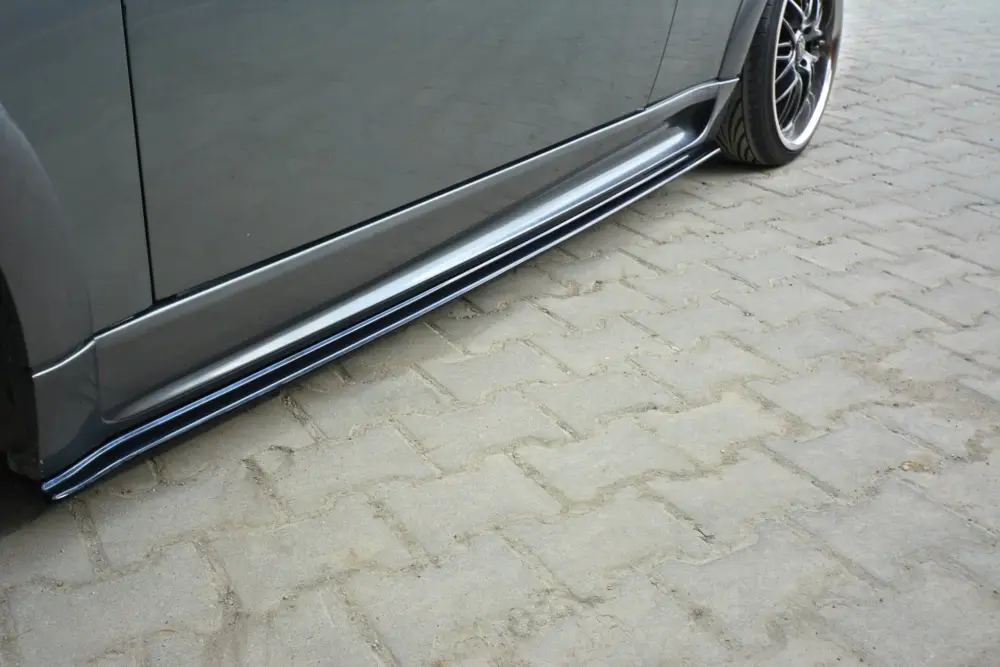 Maxton Design difuzory pod boční prahy pro Mini Cooper R53, černý lesklý plast ABS Cenově Výhodný