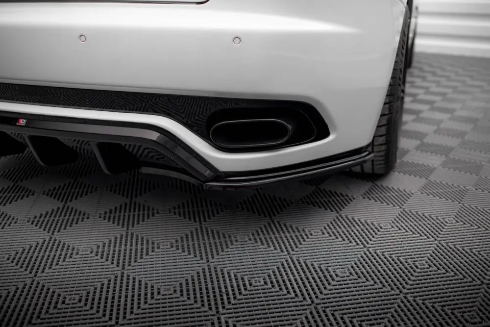 Aktuální Maxton Design boční difuzory pod zadní nárazník ver.2 pro Maserati Granturismo, černý lesklý plast ABS