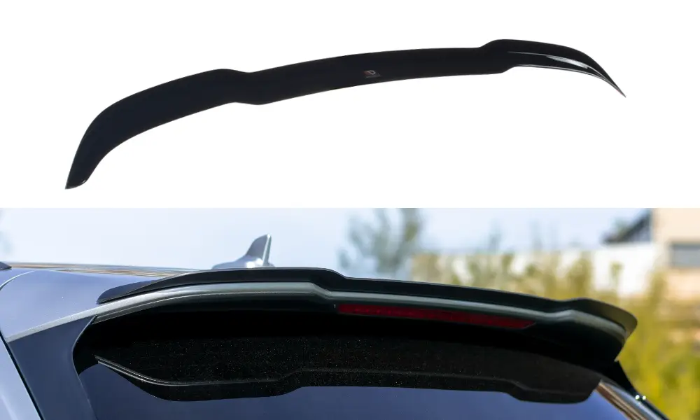 Maxton Design prodloužení spoileru pro Audi SQ5 Mk2, černý lesklý plast ABS Dokud Zásoby Vydrží
