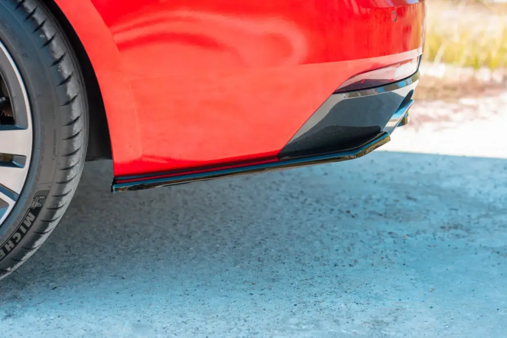 Odeslání Ihned Maxton Design boční difuzory pod zadní nárazník pro Peugeot 508 Mk2, černý lesklý plast ABS, kombi