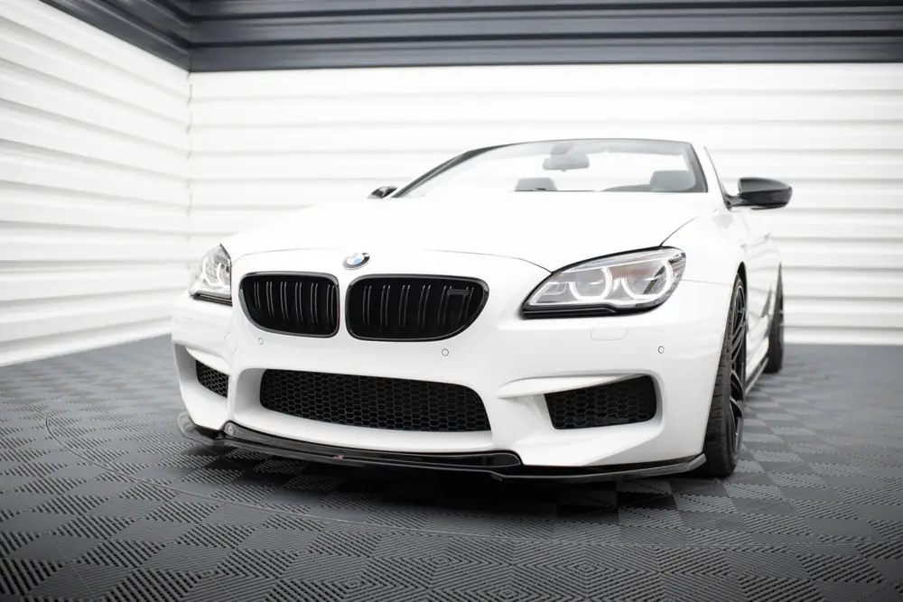 Maxton Design spoiler pod přední nárazník ver.2 pro BMW M6 F06, černý lesklý plast ABS Finální Výprodej