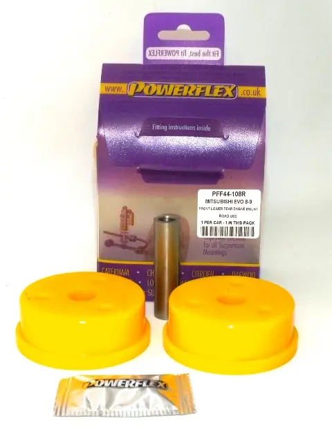 Silentbloky Powerflex PFF44-108R pro Mitsubishi Lancer Evolution Mk10 (CZ4A) "Front Lower Diff Mount (Road Use)", pozice na diagramu: 6 Víkendová Akce
