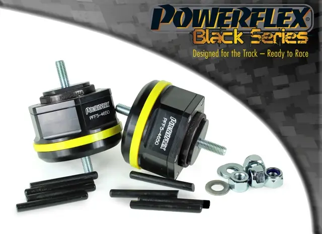 Dokud Zásoby Vydrží Silentbloky Powerflex Black Series PFF5-4650BLK pro BMW řada 3 E46 Touring "Engine Mount", pozice na diagramu: 50