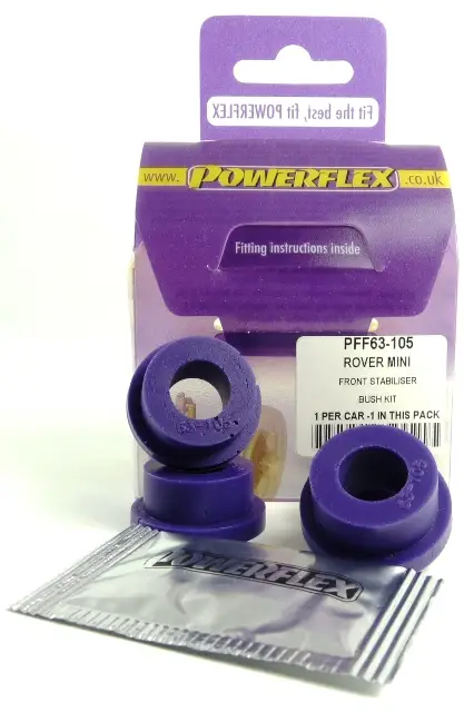 Objednat Nyní Silentbloky Powerflex PFF63-105 pro Rover Mini r.v. 1959-2000 "Engine Stabiliser Bar Bush Kit", pozice na diagramu: 3