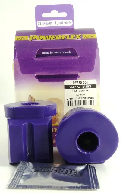 Značkový Silentbloky Powerflex PFF80-304 pro Vauxhall / Opel Kadett D "Front Wishbone Inner Bush (Rear)", pozice na diagramu: 2
