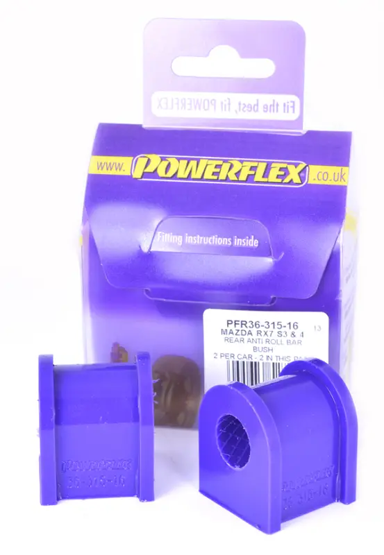 Autentický Silentbloky Powerflex PFR36-315-16 pro Mazda Rx-8 r.v. 2003-2012 "Uložení zad. stabilizátoru 16mm", pozice na diagramu: 8