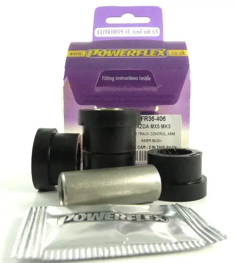 Autentický Silentbloky Powerflex PFR36-406 pro Mazda MX-5 Mk3 (NC) "Rear Track Control Arm Inner Bush", pozice na diagramu: 6