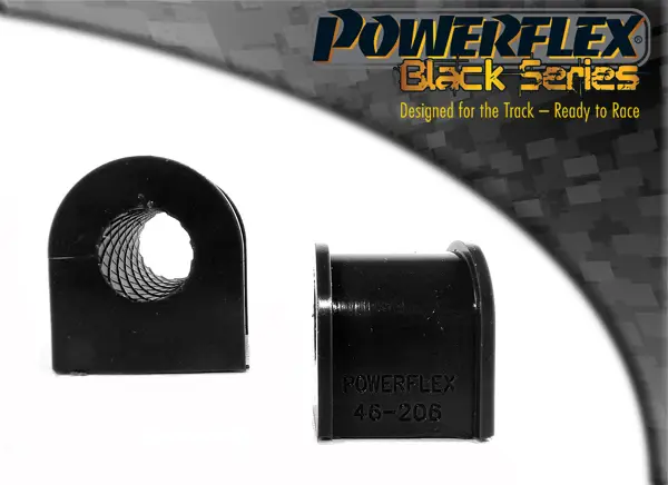 Originální Silentbloky Powerflex Black Series PFR46-206-18BLK pro Nissan 200SX S15 "Uložení zad. stabilizátoru 18mm", pozice na diagramu: 6