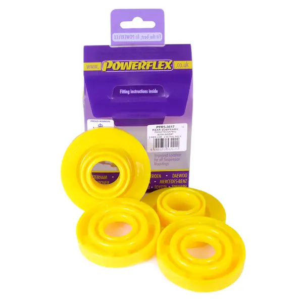 Silentbloky Powerflex PFR5-3617 pro BMW řada 3 M3 (E36) "Uložení zad. nápravy, vložka před. silentbloku", pozice na diagramu: 6 Super Cena