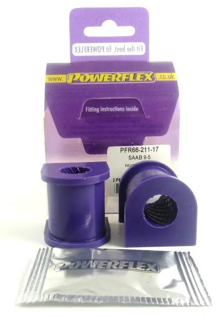 Časově Omezené Silentbloky Powerflex PFR66-211-17 pro Saab 9--5 YS3E "Uložení zad. stabilizátoru 17mm", pozice na diagramu: 11