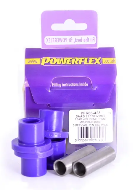Silentbloky Powerflex PFR66-423 pro Saab 90/99 r.v. 1975-1987 "Rear Wishbone Front Mounting Bush", pozice na diagramu: 7 Poslední Šance