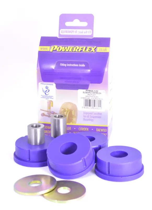 Omezená Nabídka Silentbloky Powerflex PFR69-122 pro Subaru Impreza Turbo vč. WRX / STi GD/GG "Rear Diff Mount", pozice na diagramu: 11