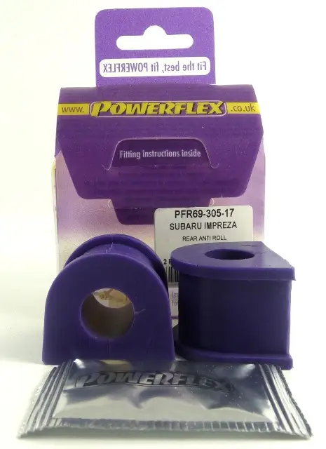 Silentbloky Powerflex PFR69-305-17 pro Subaru Legacy BM/BR "Uložení zad. stabilizátoru v karoserii 17mm", pozice na diagramu: 13 Nová Kolekce