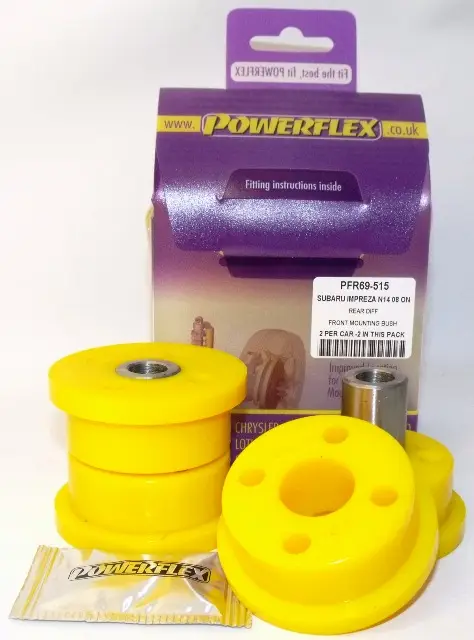 Silentbloky Powerflex PFR69-515 pro Subaru Impreza Turbo vč. WRX GH "Uložení zad. diferenciálu, přední silentblok", pozice na diagramu: 15 Sleva