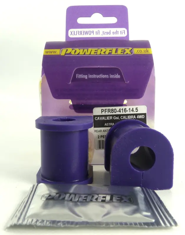 Silentbloky Powerflex PFR80-416-14.5 pro Vauxhall / Opel Vectra A "Rear Anti Roll Bar Mount (Inner) 14.5mm", pozice na diagramu: 7 Jen Po Omezenou Doba