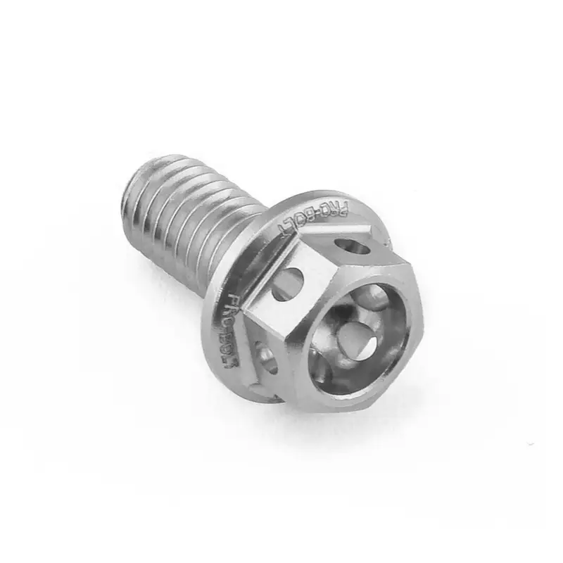 Pro-Bolt hliníkový šroub s šestihrannou hlavou 10 mm, závitem M5 x 0,80 mm a délkou závitu 10 mm, barva: stříbrná Značkový