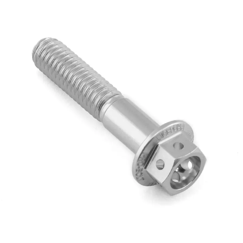 Pro-Bolt hliníkový šroub s šestihrannou hlavou 12 mm, závitem M6 x 1,00 mm a délkou závitu 30 mm, barva: stříbrná Nakupujte Hned