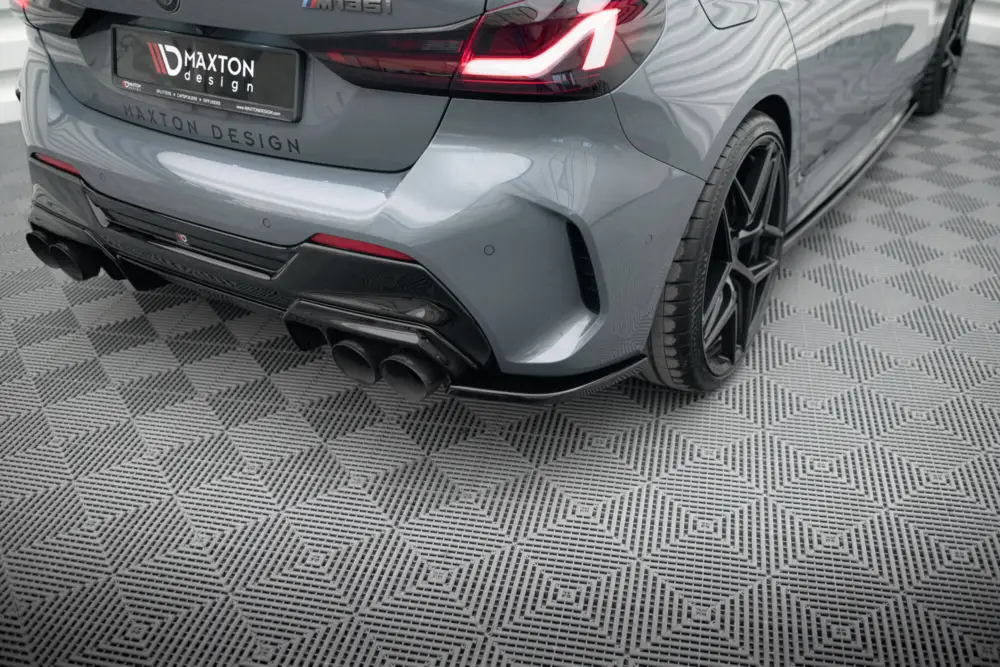 Maxton Design boční difuzory pod zadní nárazník ver.3 pro BMW řada 1 F40, černý lesklý plast ABS Cenově Výhodný