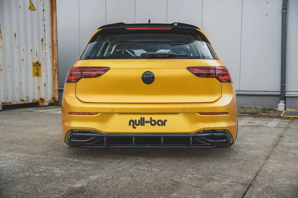 Maxton Design "Racing durability" zadní difuzor ver.2 pro Volkswagen Golf Mk8, plast ABS bez povrchové úpravy Poslední Šance