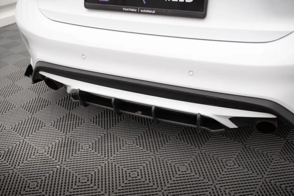 Maxton Design "Racing durability" zadní difuzor pro Ford Focus ST Mk4, plast ABS bez povrchové úpravy Jen Po Omezenou Doba
