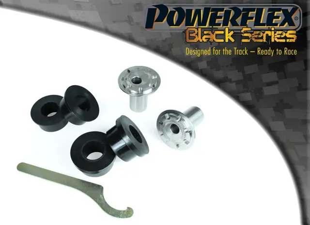 Výprodej Silentbloky Powerflex Black Series PFF3-501GBLK pro Volkswagen Golf R32 Mk4 "Front Wishbone (Cast) Front Bush 45mm Camber Adjustable", pozice na diagramu: 1