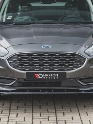 Expresní Doručení Maxton Design spoiler pod přední nárazník pro Ford S-Max Mk2, černý lesklý plast ABS