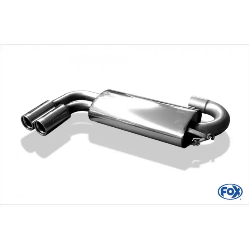 Fox Sportauspuff koncový tlumič výfuku s koncovkou 2x76 Typ 13 pro Audi 90 89 s motorem 1.8, 2.0, 2.2, 2.2 S2, 2.3, 2.6, 2.8 Nejprodávanější