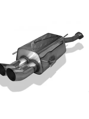 Rychlé Dodání Fox Sportauspuff koncový tlumič výfuku s koncovkou 2x76 Typ 18 pro Opel Astra G s motorem 1.4, 1.6, 1.7 TD, 1.7 TDI, 1.8, 2.0, 2.0 DI, 2.0 TD, 2.2, 2.2 DTi, model CC