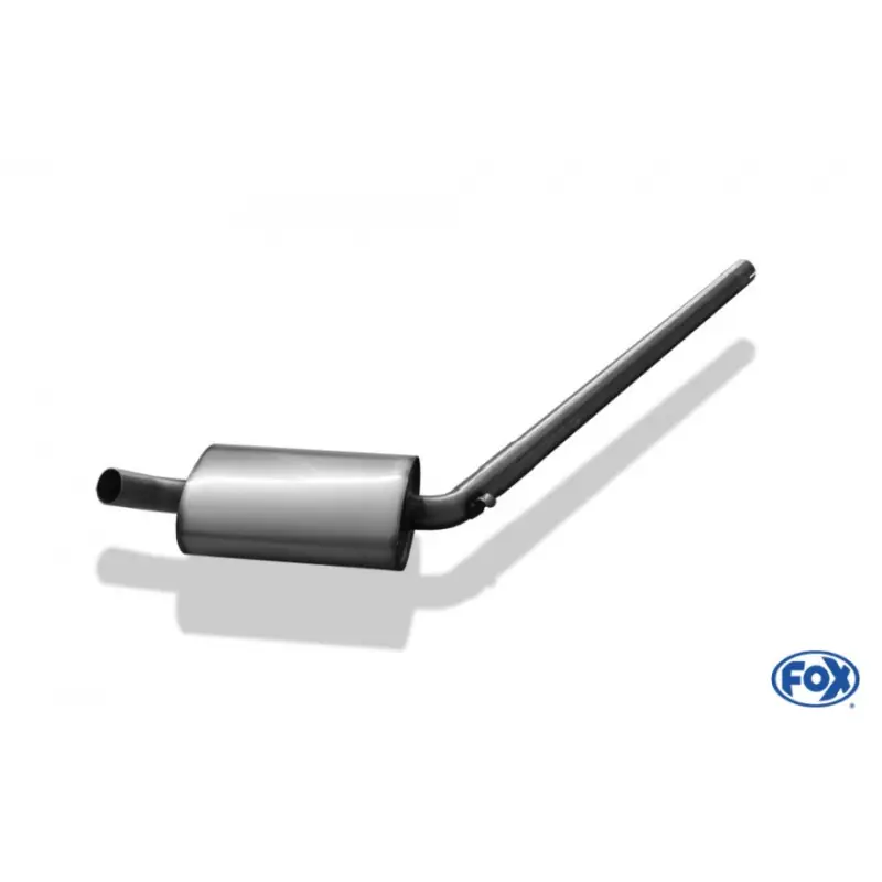 Hit Sezóny Fox Sportauspuff středový tlumič výfuku pro Volkswagen Golf II s motorem 1.0, 1.3, 1.6, 1.8