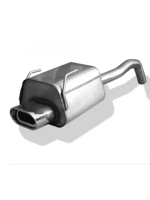 Fox Sportauspuff koncový tlumič výfuku s koncovkou 135x80 Typ 53 pro Fiat 500 s motorem 1.2, 1.3 D, 1.4 Super Cena