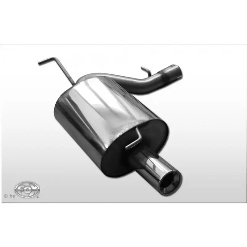 Fox Sportauspuff koncový tlumič výfuku s koncovkou 1x90 Typ 13 pro Mitsubishi Lancer Evolution VI 1998-2001 s motorem 2.0 Omezená Nabídka