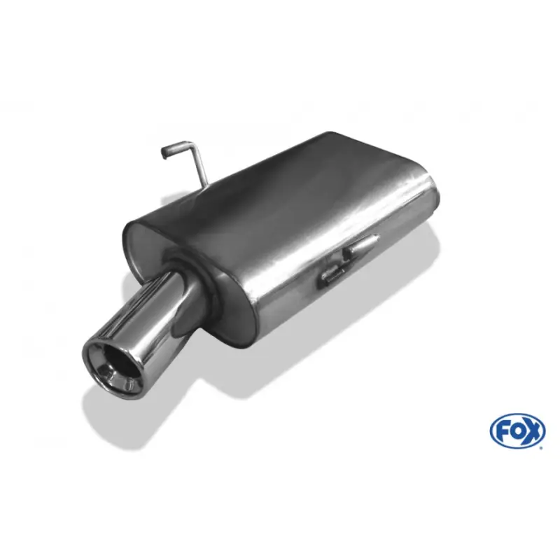 Fox Sportauspuff koncový tlumič výfuku s koncovkou 1x90 Typ 13 pro Peugeot 406 406 Limousine, Coupe s motorem 1.6, 1.8, 2.0 Jen Po Omezenou Doba