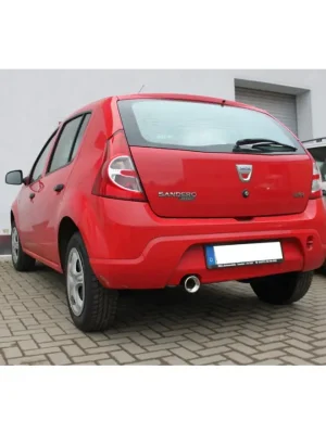 Cenový Hit Fox Sportauspuff koncovka výfuku 1x90 Typ 13 pro Dacia Sandero 2008-, s motorem 1.4, 1.6