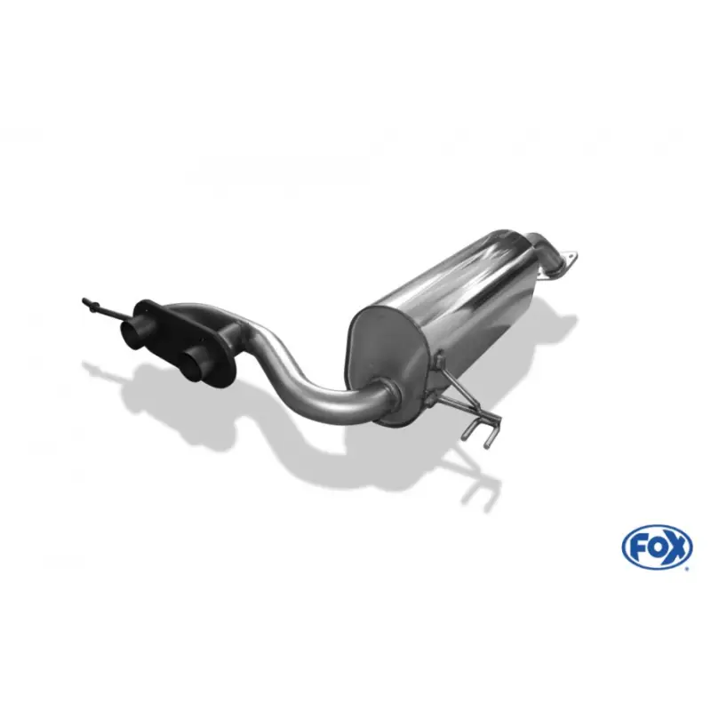 Výprodej Fox Sportauspuff koncový tlumič výfuku s výstupem do originálních koncovek pro Hyundai Veloster 2011- s motorem 1.6