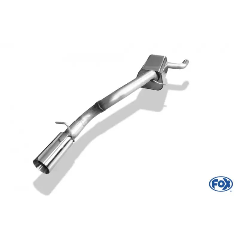 Kup Teď Fox Sportauspuff koncový tlumič výfuku s koncovkou 1x90 Typ 24 pro Ford Focus II 02/2008- s motorem 1.4, 1.6, 1.8, 2.0