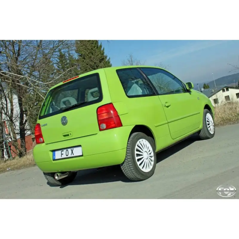 Fox Sportauspuff koncový tlumič výfuku s koncovkou 1x90 Typ 13 pro Volkswagen Lupo s motorem 1.4 TDI Akční Cena