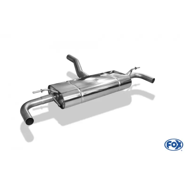 Fox Sportauspuff koncový tlumič výfuku s koncovkou vyvedeno do OEM koncovek pro Mercedes třída A 245 2012- s motorem 1.6, 2.0 Rychlé Dodání