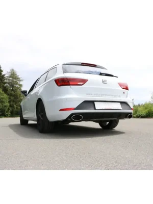 Fox Sportauspuff koncový tlumič výfuku s koncovkou 160x90 Typ 38 na obou stranách pro Seat Leon 5F ST s motorem 2.0 TDI Dokud Zásoby Vydrží
