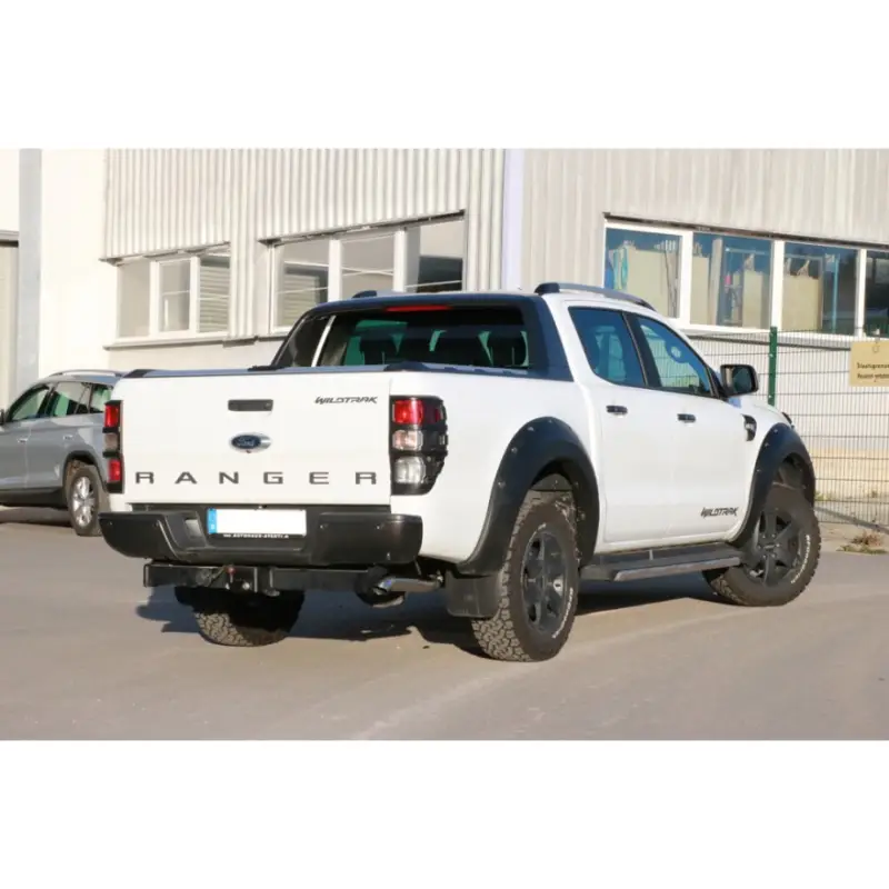 Fox Sportauspuff koncový tlumič výfuku "diesel look" s koncovkou 1x76 Typ 28 pro Ford Ranger 2011 2011-08/2015 s motorem 2.2 D, 3.2 D Akční Nabídka