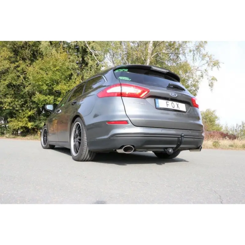 Fox Sportauspuff koncový tlumič výfuku s koncovkou 115x85 Typ 38 na obou stranách pro Ford Mondeo V s motorem 1.5 Originální
