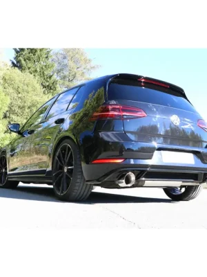 Fox Sportauspuff koncový tlumič výfuku s koncovkou 1x100 Typ 25 na obou stranách pro Volkswagen Golf VII 03/2017- s motorem 2.0 Vysoce Kvalitní