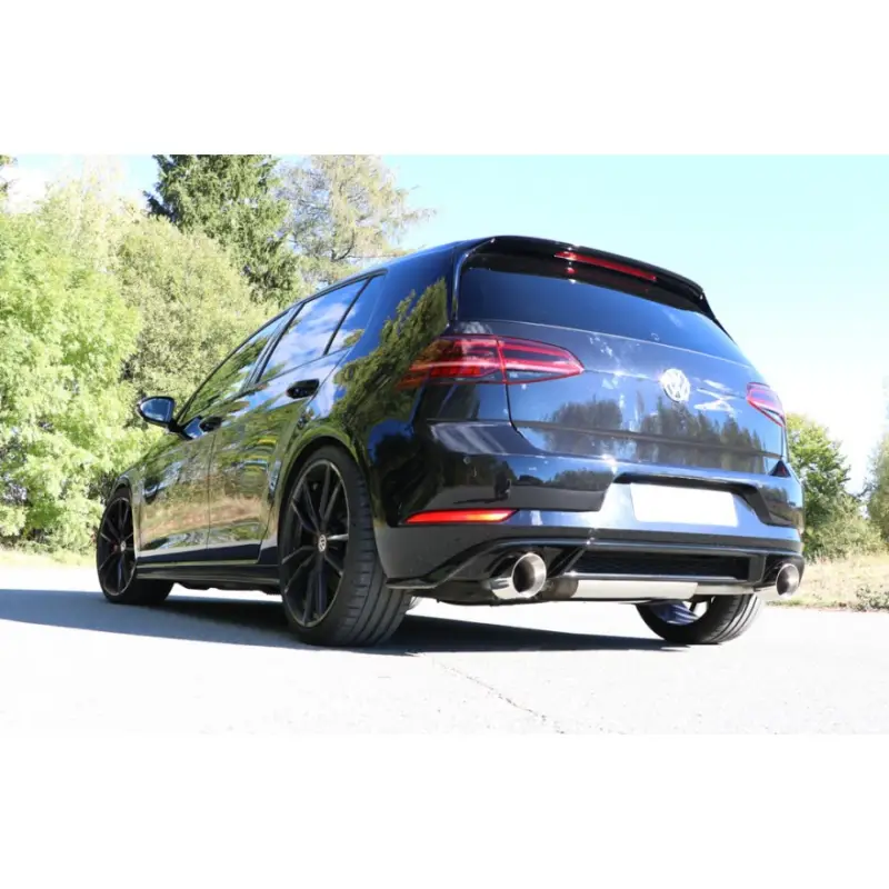 Fox Sportauspuff koncový tlumič výfuku s koncovkou 1x100 Typ 25 na obou stranách pro Volkswagen Golf VII 03/2017- s motorem 2.0 Vysoce Kvalitní