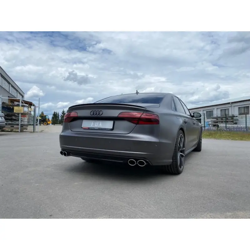 Ihned K Objednání Fox Sportauspuff koncový tlumič výfuku s koncovkou 2x106x71 Typ 38 na obou stranách pro Audi S8 4H 2012- s motorem 4.0