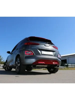Fox Sportauspuff koncový tlumič výfuku s koncovkou 160x90 Typ 38 na obou stranách pro Hyundai Kona 2WD 2019- s motorem 1.6 Omezená Nabídka