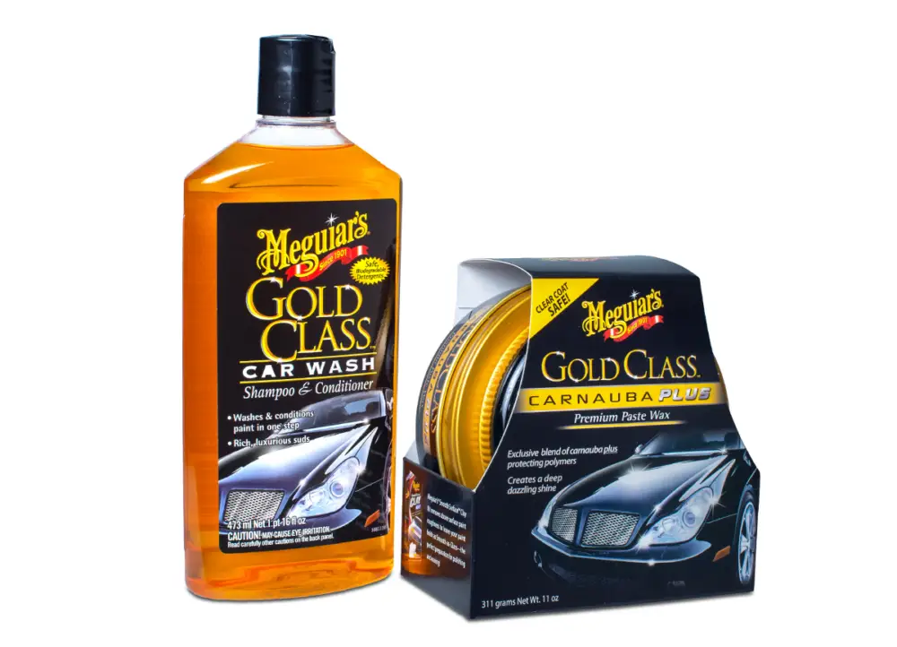 Zlevněný Meguiar's Gold Class Wash & Wax Kit - základní sada autokosmetiky pro mytí a ochranu laku