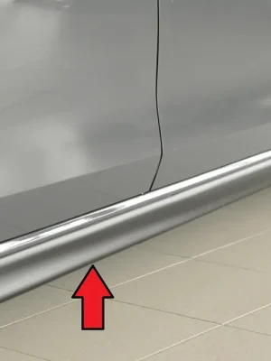 Rieger boční práh (XS) mont. strana pravá pro Seat Leon FR 5F 5-dvéř., r.v. 01/13-12/16, plast ABS bez povrchové úpravy Značkový