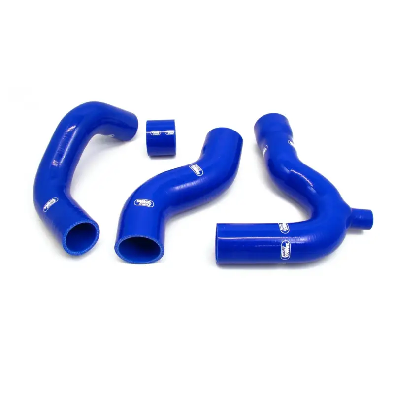 Samco Sport 4-dílná sada silikonových hadic pro vedení tlakového vzduchu pro Ford Escort Mk4 1987 - 1991 RS Turbo serie 2 (With 25mm Dump Valve Spout on ? Hose), barva samco blaze (černá s plameny) Must-Have